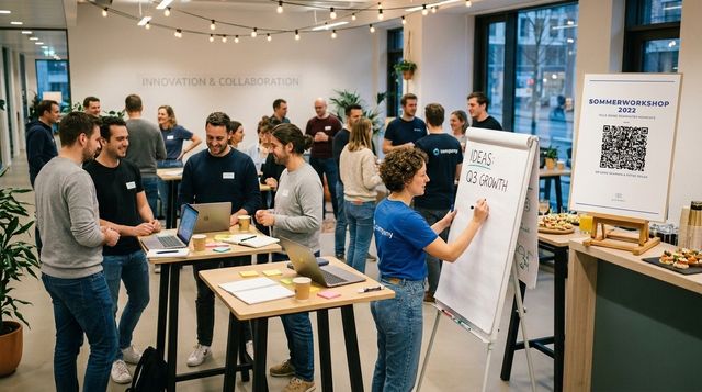 Firmenevent: Professionelle Foto-Sammlung bei Konferenz