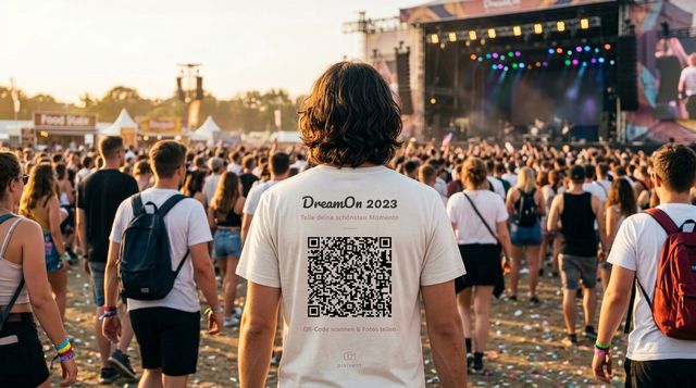 Party & Festival: Freunde feiern und teilen Fotos